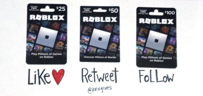 StudioCybers's tweet photo. Choose a ROBUX Giftcard, and I'll DM you one!

⏩ Want ALL of them? Do this:
Like, Retweet &amp; Follow with Notifications 🔔
#ROBLOX #ROBLOXDev #ROBLOXGiveaway #robuxgiveaway #robuxgiftcard #FreeRobux #robuxcode #Giveaway https://t.co/QXMVVAKCh9