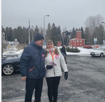 LempaalanV's tweet photo. Satu Kosola, Esko Turunen, @MariLind21 @theaaponiemi @VirvaMariRask @AnneNyman2019 #Vasemmisto #Pirkanmaa #eduskuntavaalit https://t.co/ognIlM4nRO