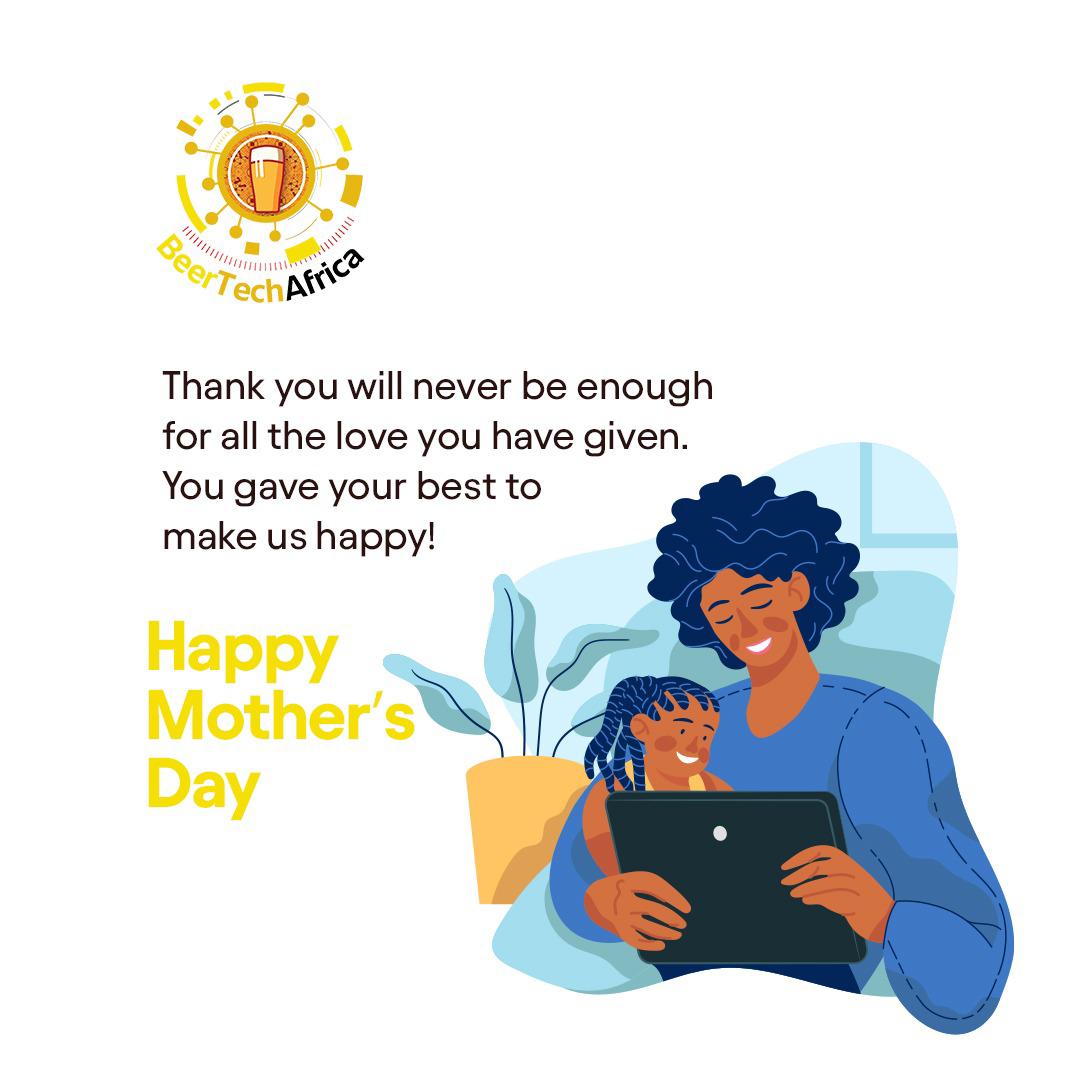 beertechafrica's tweet photo. Thank you to our mothers for nurturing us, teaching us the right path to take, and preparing us for the future.
Keep smiling because you deserve all the happiness in the world. Happy Mother’s Day!
#BeerTechAfrica #Beerkathon #MothersDay #MamaInTech #AbInBev #Nigeria #TechHub https://t.co/mmIAM4M0qi