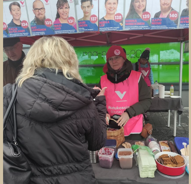 LempaalanV's tweet photo. Satu Kosola, Esko Turunen, @MariLind21 @theaaponiemi @VirvaMariRask @AnneNyman2019 #Vasemmisto #Pirkanmaa #eduskuntavaalit https://t.co/ognIlM4nRO