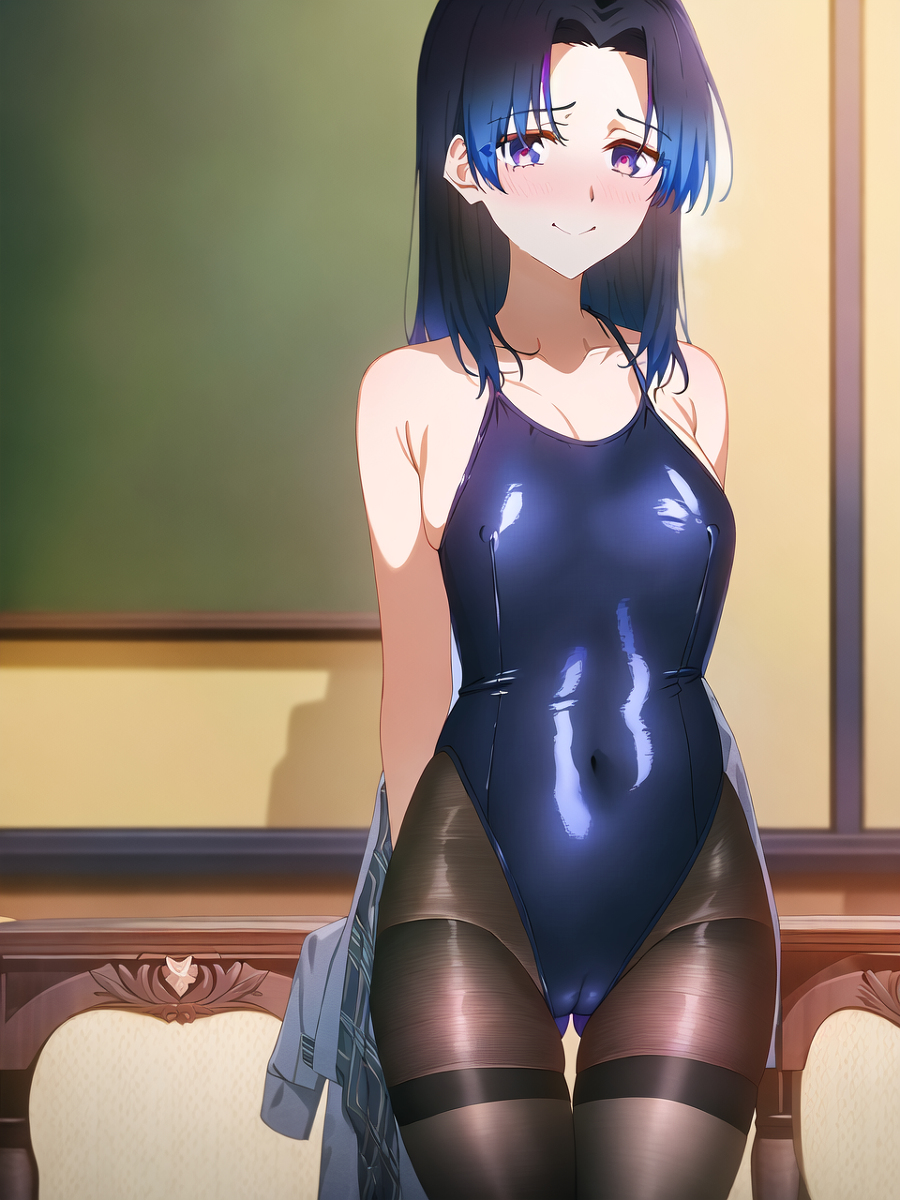 wingpixiv's tweet photo. スク水タイツの狼谷さん #黒タイツ #スク水 #狼谷さん #可愛いだけじゃない式守さん https://t.co/PL4ziDCXem https://t.co/ePbHzrbOrb