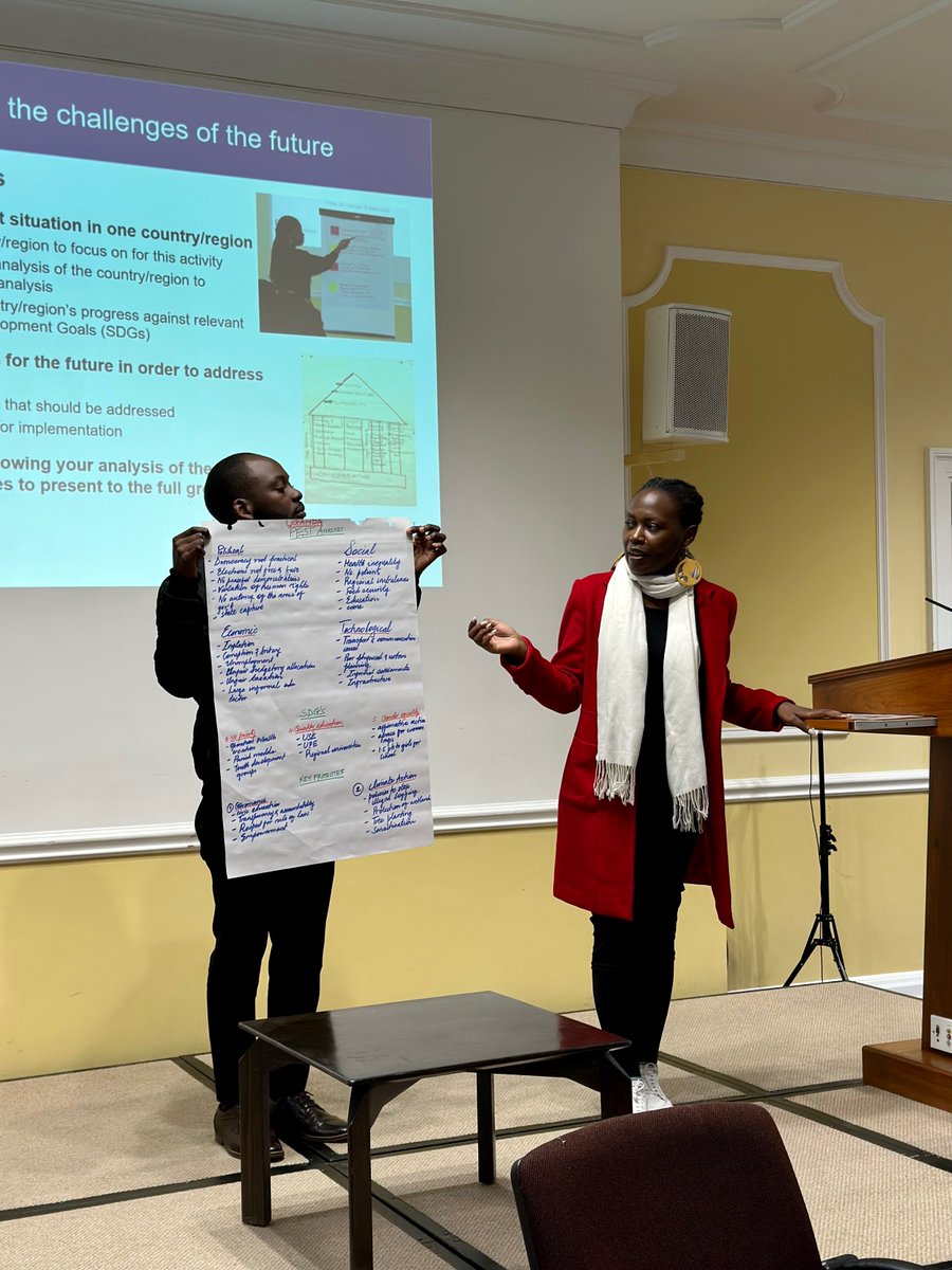 commschols's tweet photo. The rooms @CumberlandLodge have been buzzing this weekend with #LeadersInDevelopment at the #MaximiseYourImpact residential! A big thank you to @_AccessEd for leading a session on integrating #SDGs into research & practice this morning. https://t.co/vH5sVI8sx4