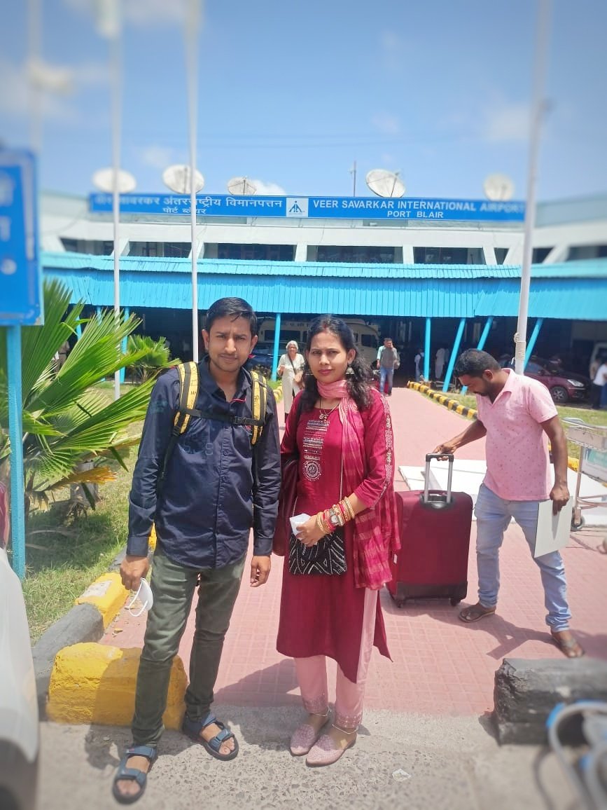 GuruchandraTT's tweet photo. Time to Rock n Roll in Emerald Island- Andaman. Our team welcomes Mr. &amp; Mrs Himanshu Patel. 
#honeymoon #honeymoondestination #honeymooncouple #destination #couplegoals #traveler #travelphotography  #andaman #andamantourism #andamanislands  #guruchandratoursandtravels https://t.co/HNZD9NDPNu