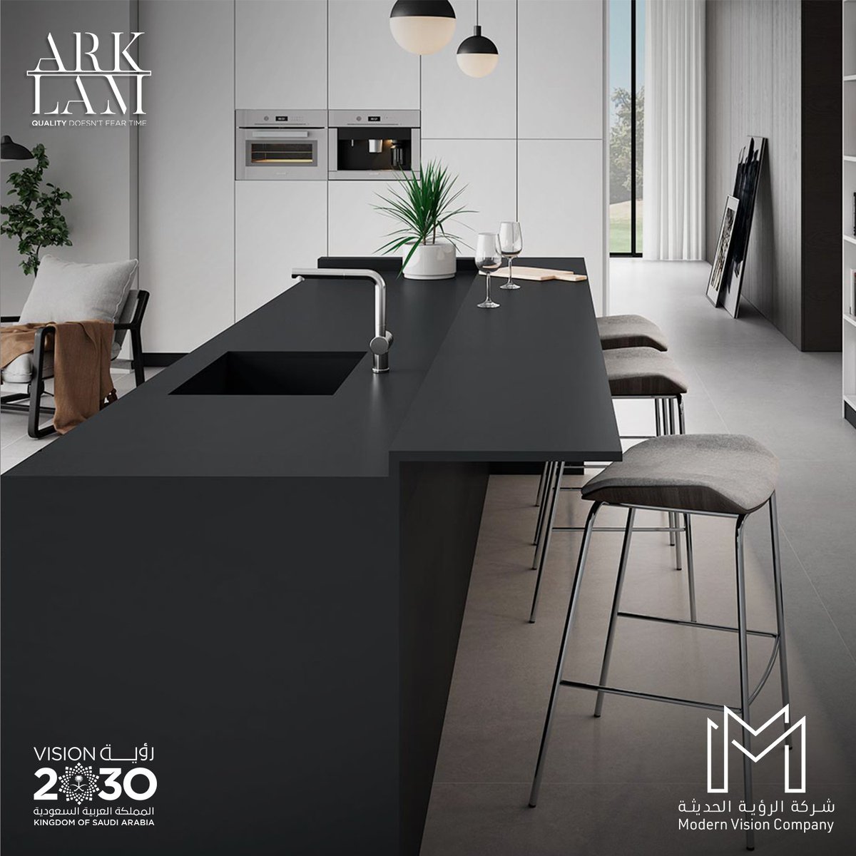 mvisionksa's tweet photo. Pure Black Hond 
Size: 3200x1600x12 mm
لوح بورسلان من مجموعة Pure من أركلام العالمية، مناسب كطاولة في المطبخ
زوروا موقعنا أو واتس او 📞
0500892666
#النقاء #كاونتر #تصميم_داخلي #مطبخ #بورسلان #ديكور_منزل #ديكور_مطبخ #طاولة_مطبخ
#pure #countertops #interiordesign #decor #arklam https://t.co/CW3rddmDoG