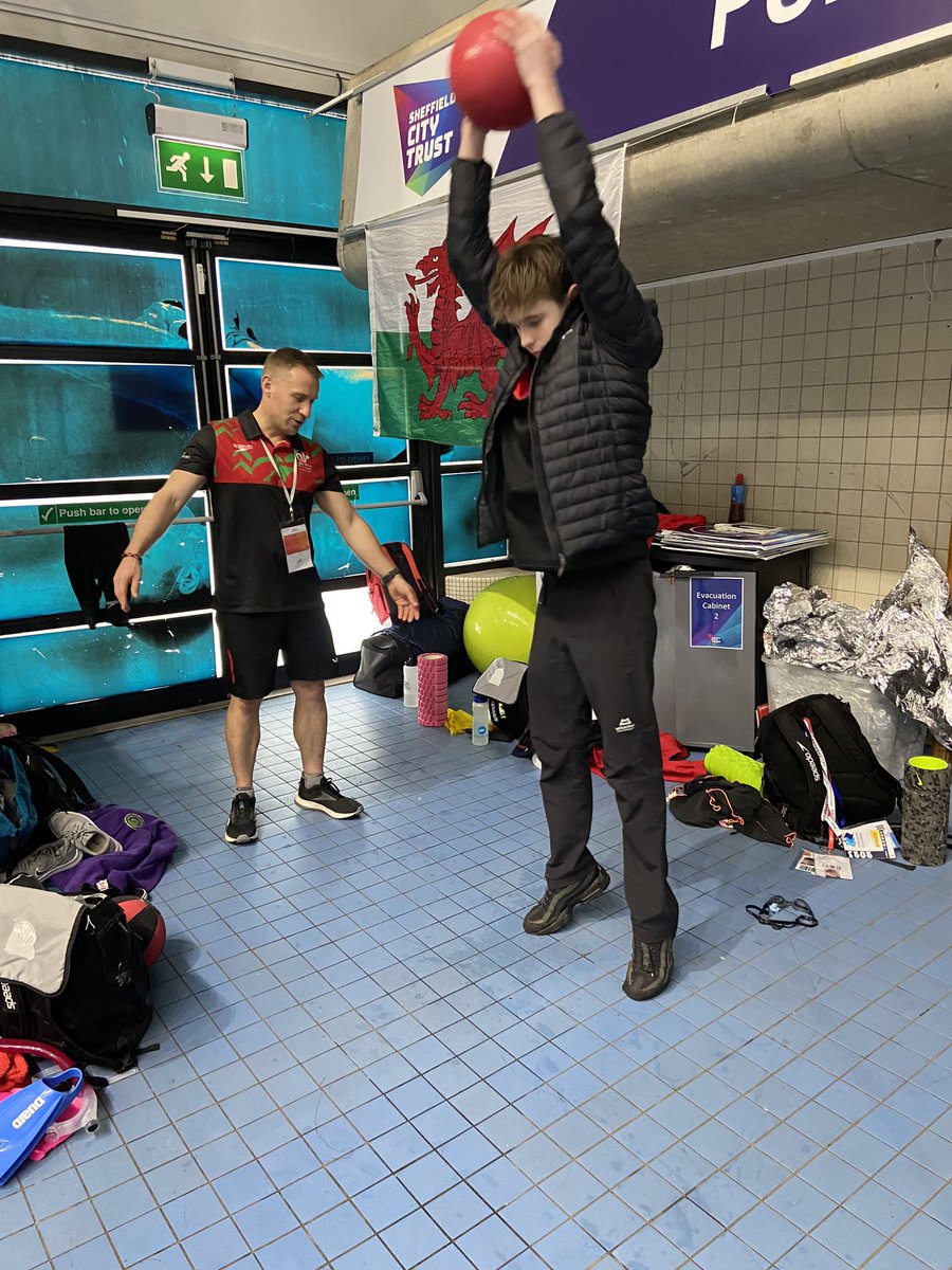 Yes Rhys. Great job this morn, qualifying for the 100 fly final in 60.9, a best time too. Breaking 60 is close. Must have been the priming effort before hand. Thanks <a href="/SwimWales/">Swim Wales</a> Ray Morgan for his efforts this week. It has paid off. 👌👍🏻. Last push now. 💪