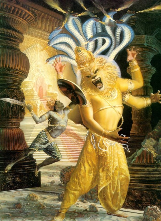 GitaShlokas's tweet photo. "Whenever there is a decline in righteousness and an increase in unrighteousness, at that time I manifest Myself on earth." 

BG 4.7 ❤️ https://t.co/ahCgs7PQ26