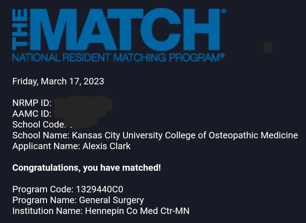 SurgerySis's tweet photo. Met my match at HCMC for Gen Surg ✨️
This doesn't feel real 🥰
#Match2023 #gensurgmatch2023 https://t.co/nLoVwxa1fe