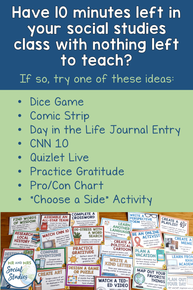 TCEA's tweet photo. Have 10 minutes left in social studies? Try these ideas!

https://t.co/oyQl4bZ1dJ via Mr. and Mrs. Social Studies
#sschat #teachertwitter #edu https://t.co/rb2suzRPGP