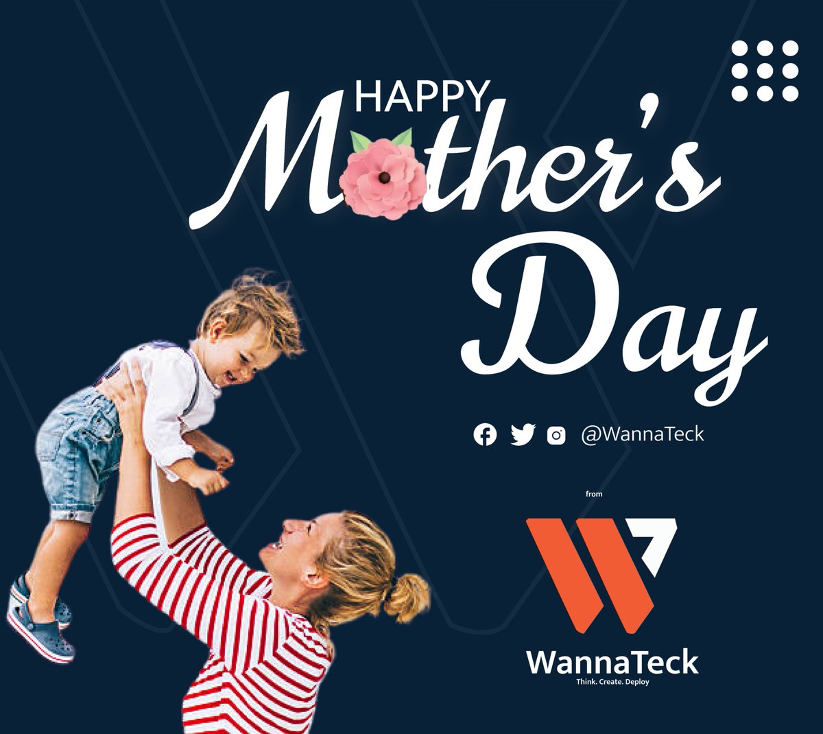 wannateck's tweet photo. Mothers do more.
#happy mother's day. #WannaTeck
#Think #create #Deploy.
#Codeforthefuture https://t.co/EWtV3EQgjs