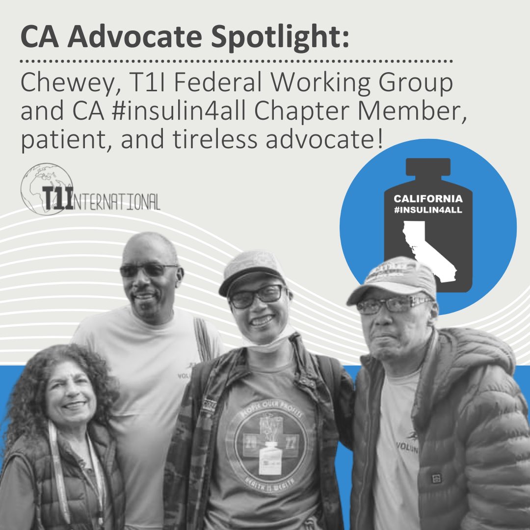 CAinsulin4all's tweet photo. Join us Monday @ 7 pm for our chapter meeting where we’re highlighting the amazing @CheweyLam 

It’s been a banger of a month for #insulin access from concessions by @lillypad to @CAgovernor &amp; @civicarx partnership, we’re closer to #insulin4all 🤝 🙌 

https://t.co/XOceSS86KR https://t.co/nP3JbRzjtx