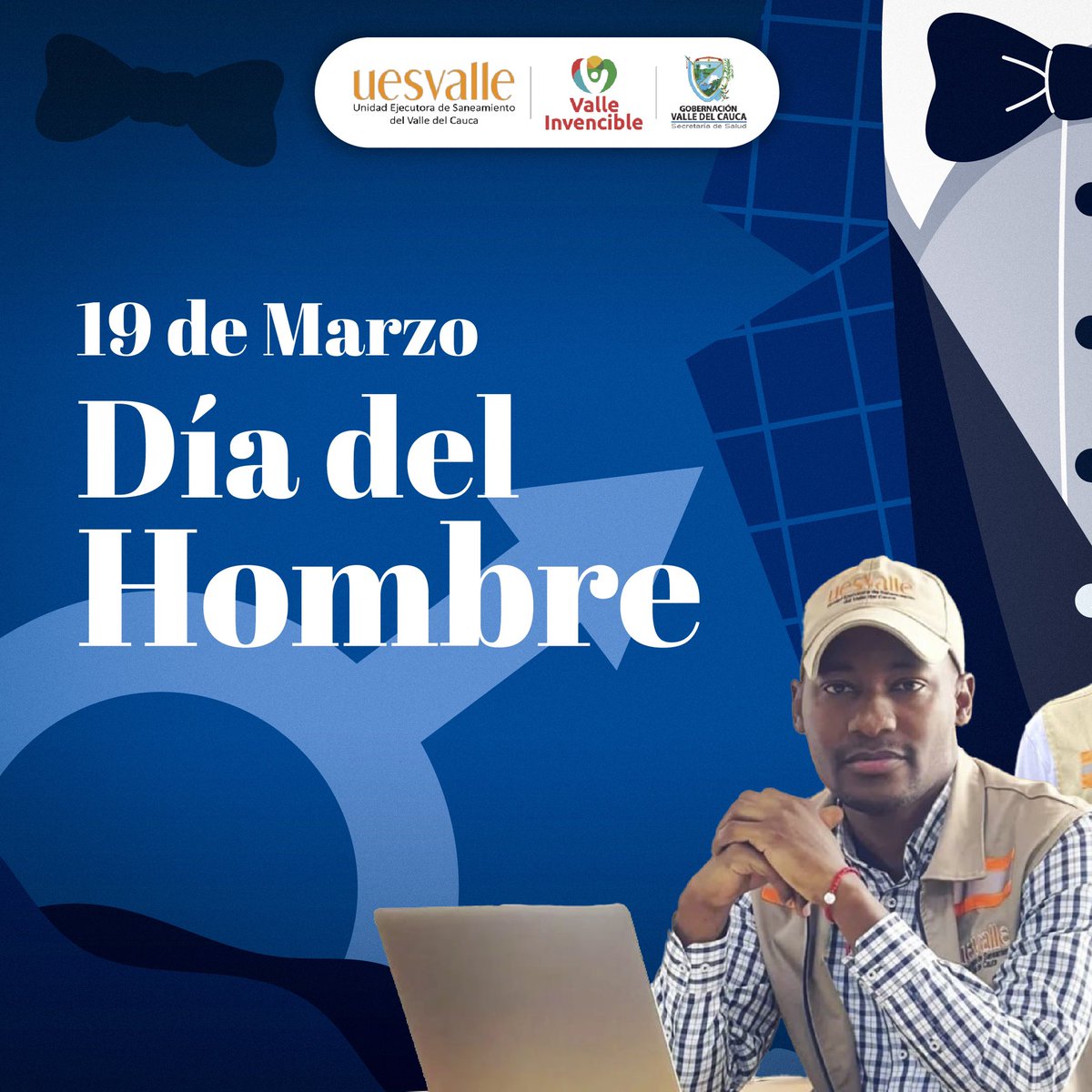 🎉¡Feliz Día del Hombre!🙍🏻‍♂️
Íntegros, perseverantes y valientes, hoy merecen todo nuestro reconocimiento por su contribución a la familia y a la sociedad.

#uesvalle 
#SaludAmbiental 
#DíaDelHombre