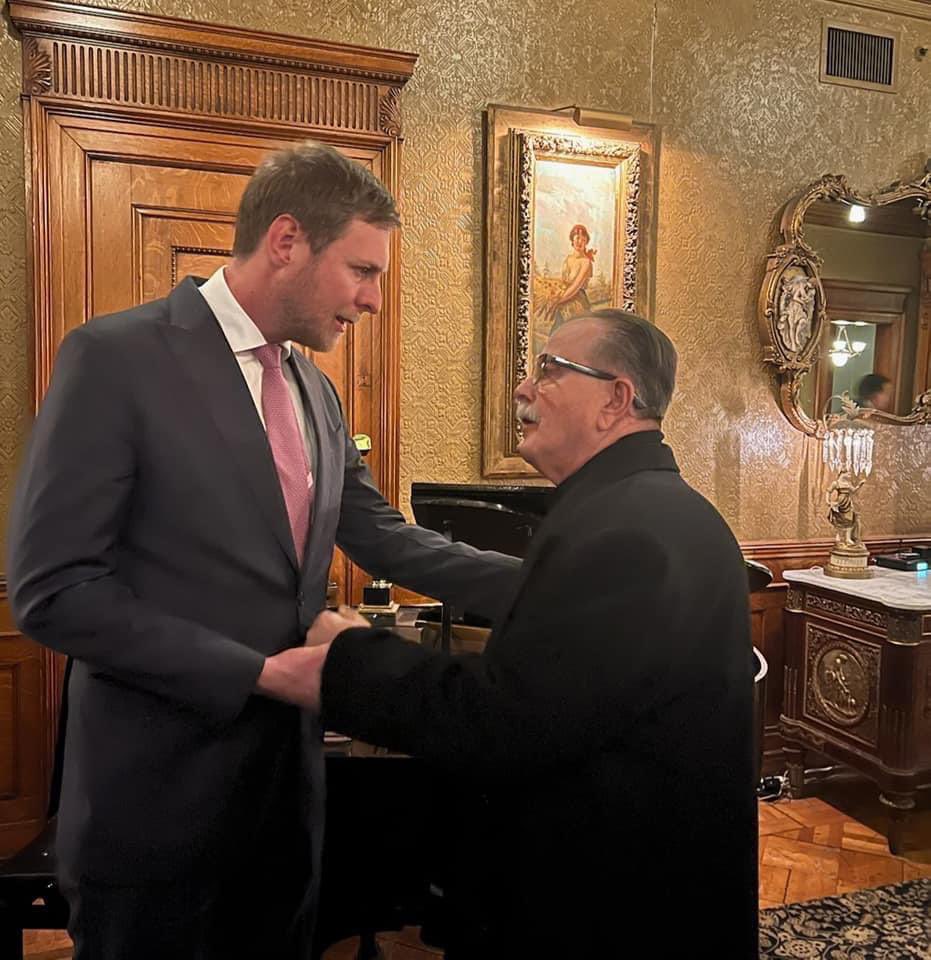 Princ Leka on Twitter "Last night i had dinner with the President of Vatra, Mr. Elmi Berisha