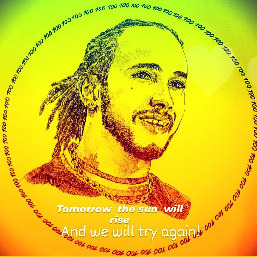 ArtSaSch's tweet photo. Tomorrow the sun will rise and we will try again!
@LewisHamilton https://t.co/wXLYq9M97n