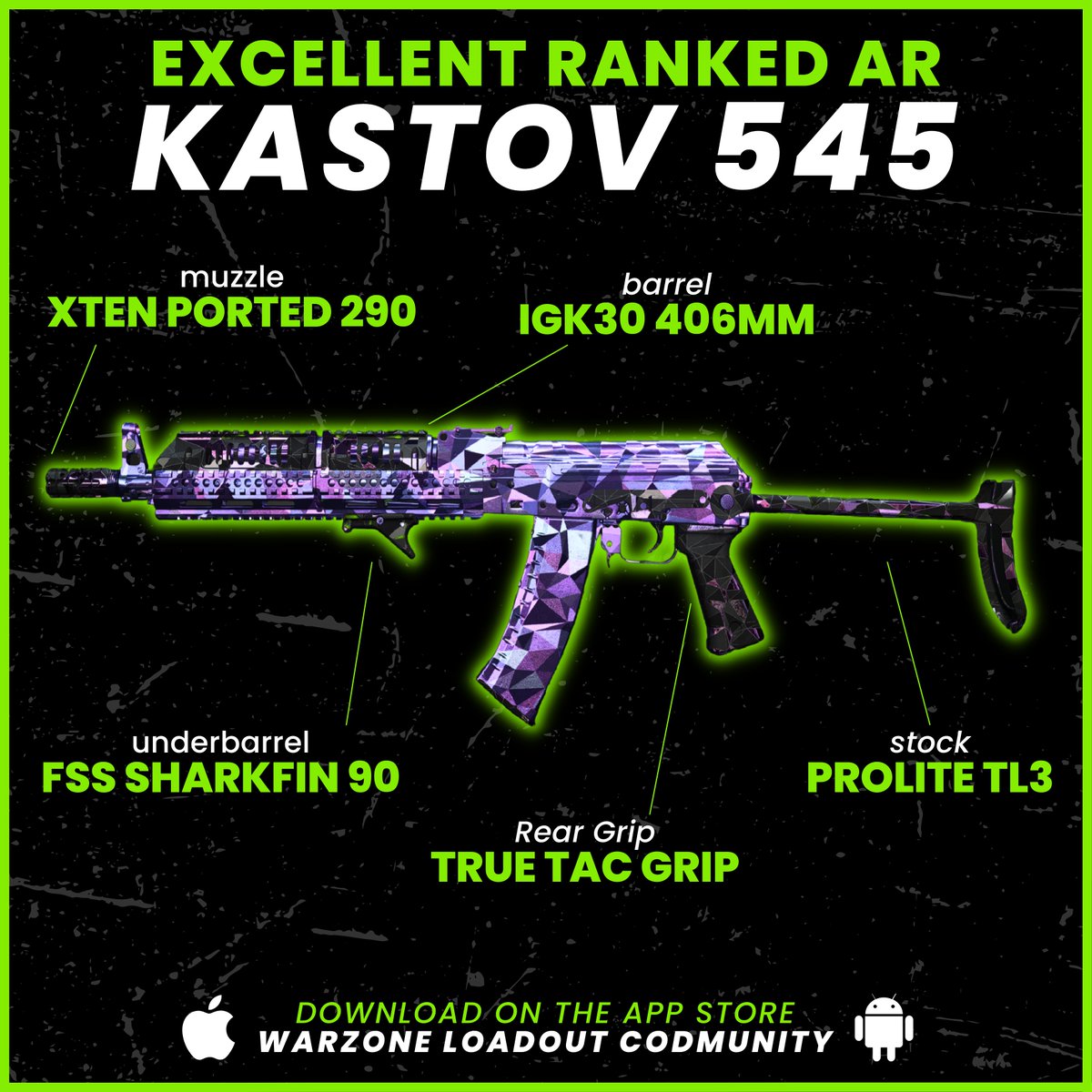 CODMunityGG's tweet photo. 🎖️ RANKED AR - Kastov 545 and TAQ-56 🎖️

✔️Updated class for the meta TAQ-56 
✔️Excellent alternative with the Kastov 545
✔️Feel free to remove the muzzle if recoil is fine and you want better ADS time!

#MWII https://t.co/Wbsj7gHbiB