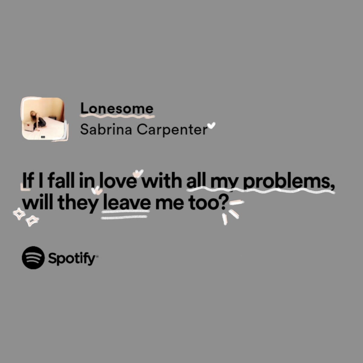 sabsrewrites's tweet photo. lonesome by sabrina carpenter https://t.co/wKELyLz3Xx