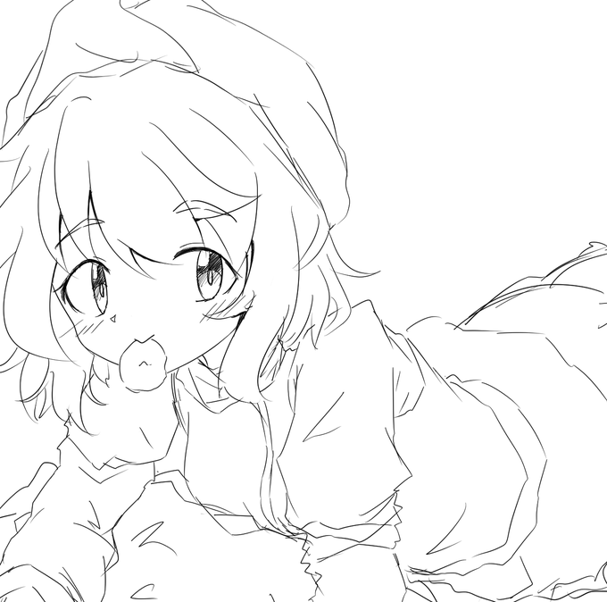 少しずつ描いてる⛄💦 