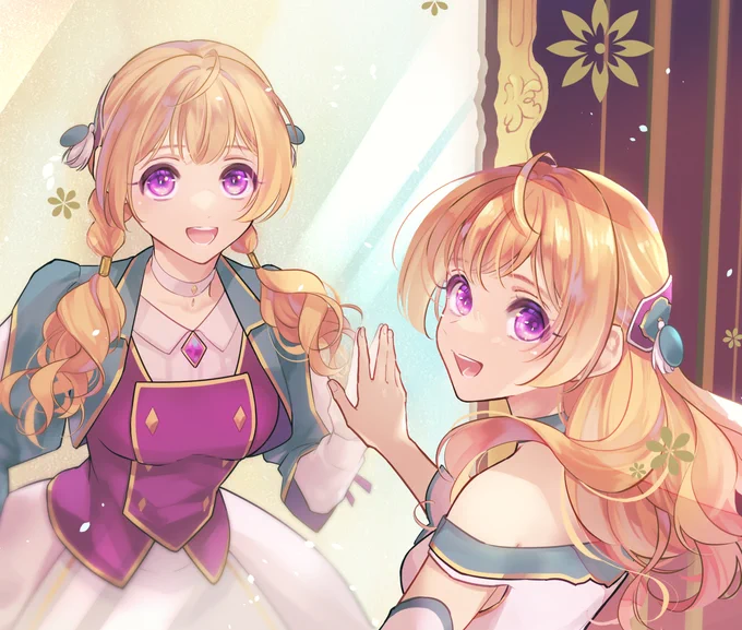 「大公妃候補だけど、堅実に行こうと思います」 5巻が4月1日に発売されます!表紙はドレス姿と女官姿のテレーゼです 