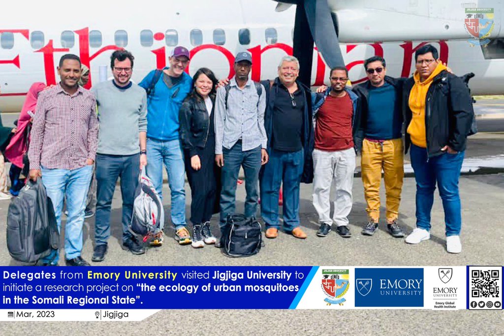 jigjigauniveth's tweet photo. Delagates from @EmoryUniversity visited @jigjigauniveth to initiate a research project on “the ecology of urban mosquitoes in the Somali Regional State”. https://t.co/MfU2g9ROYE