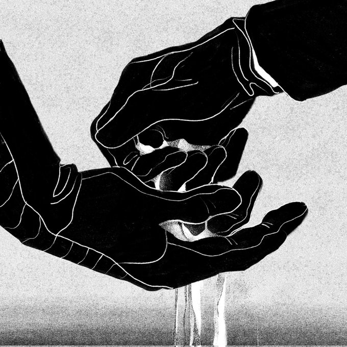 「cupping hands」 illustration images(Latest｜RT&Fav:50)