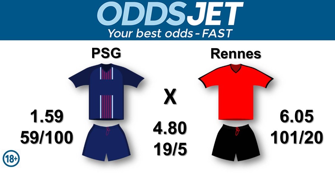 #Ligue1,

#PSGSRFC,

#TeamPSG, #AllezParis, #ComeOnPSG, #PSG,#WeAreParis, vs. #SRFC, #StadeRennais, #AllezRennes, #ToutDonner, Get your best odds - fast at oddsjet.com