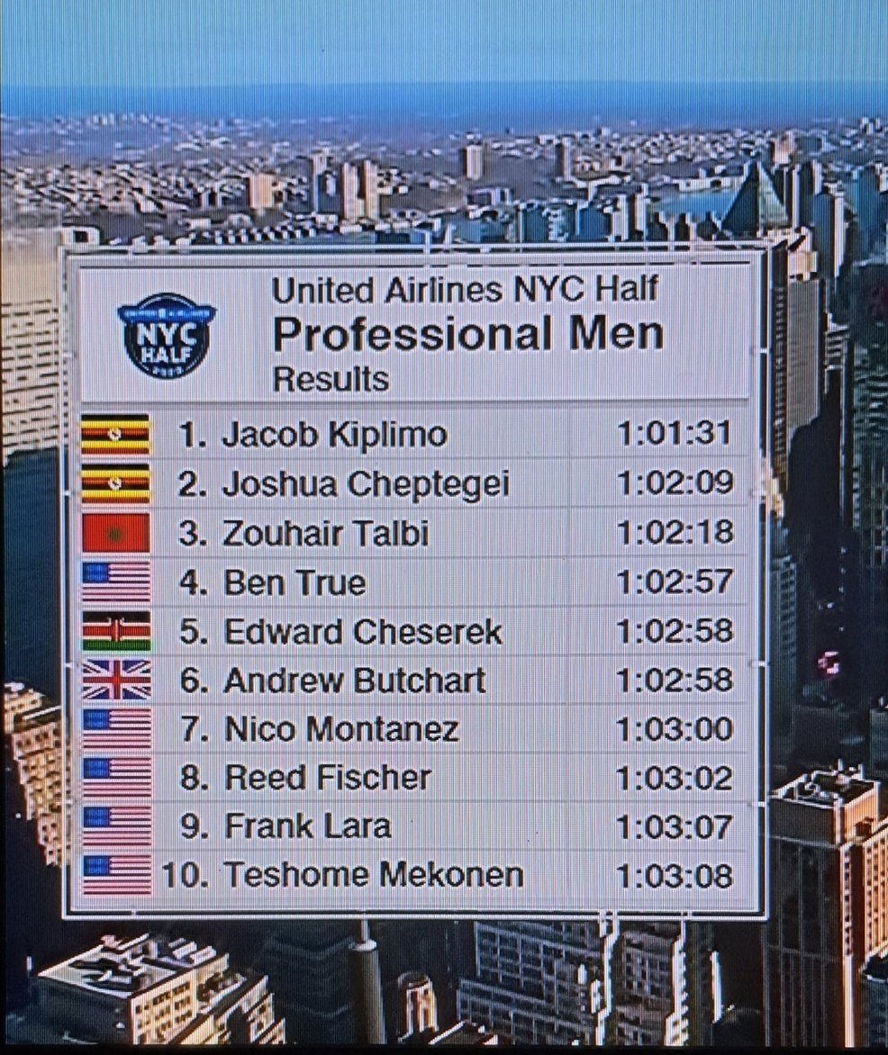 Congratulations to Bazzukulu Jacob Kiplimo and @joshuacheptege, winners of the 2023 New York City Half Marathon. Thank you President @KagutaMuseveni for nurturing talent in Uganda. #TovaKuMain2026
#UnitedNYCHalf