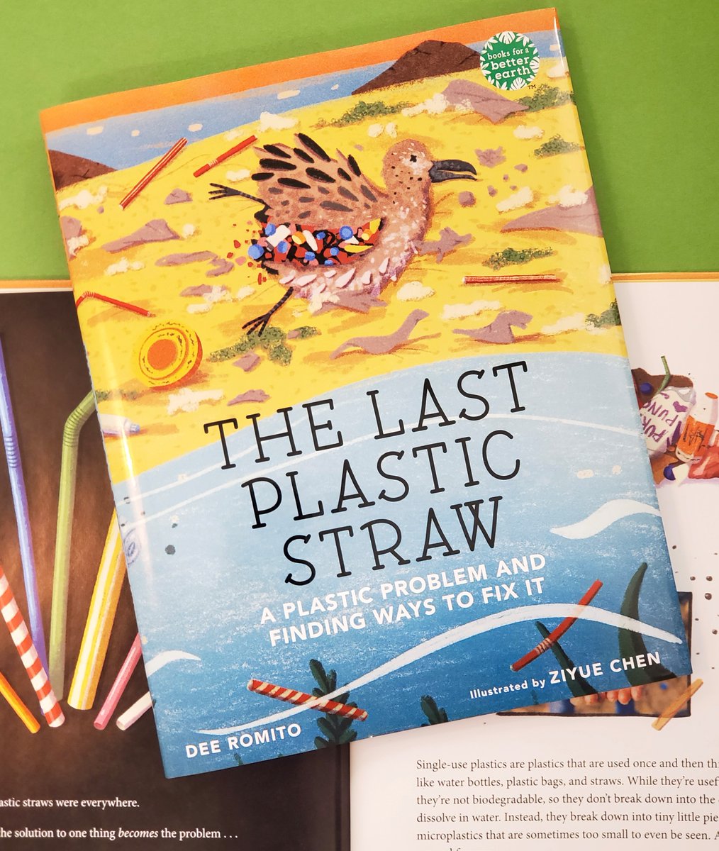 GIVEAWAY! Win a copy of THE LAST PLASTIC STRAW and join us in learning ways to reduce plastic waste.

To enter, like and RT, follow <a href="/HolidayHouseBks/">Holiday House Publishing, Inc.</a>, and reply below with one step to reduce your daily plastic use!

Giveaway ends 3/26!*

*US only!
ow.ly/c5fR50NiVFr