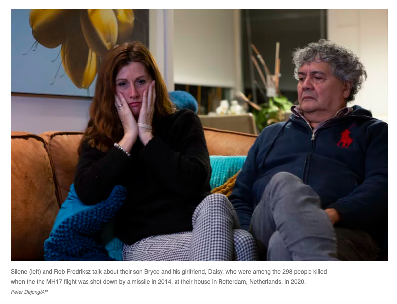 The confirmation of the 53rd's recent activities is important for people like Silene Fredriksz, whose son was killed in the downing of MH17.

"I will never have closure. ... But when we get to know part of the truth, [it] gives us rest."