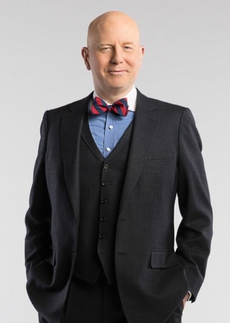 politicsfisher's tweet photo. So fortunate as a listener ... hearing  @jnorthcottCBC hosting World Report. Just the right mix of experience, gravitas &amp; sense of humour. Love those bowties. https://t.co/tVDjYb8B8j