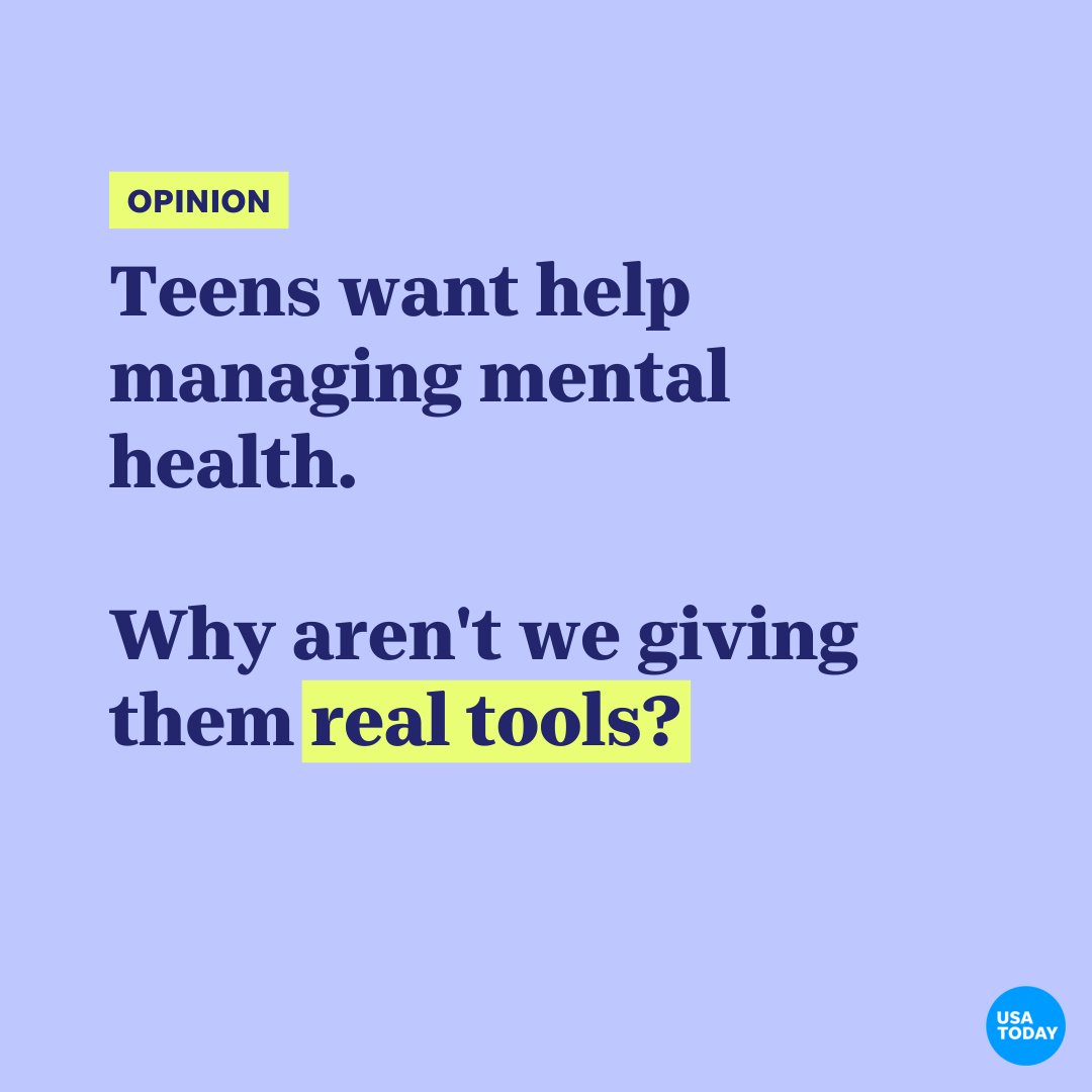 usatodayopinion's tweet photo. An estimated 14 million students are in schools with police officers but without a counselor, nurse, psychologist or social worker. We need to fund counseling resources instead of culture wars, writes high school student Nia Batra. https://t.co/NB3in4G28T https://t.co/4ZLogleU8D