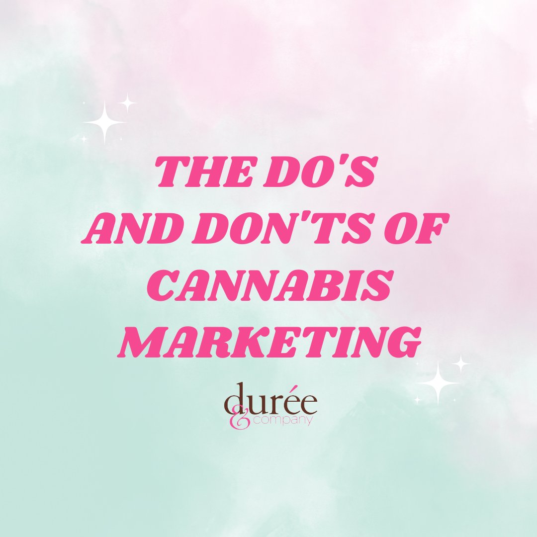 dureecopr's tweet photo. We're sharing a tried-and-true checklist of the do's and don'ts of cannab*s marketing. Take note of our tips designed to capture an audience and bring value to a brand. Read more in todayβs #SundayFeature. https://t.co/Clhm3vifcK https://t.co/VW5IVxFxtX
