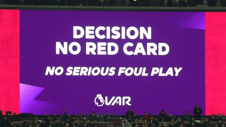 The referee has been asked to go to the VAR monitor:
