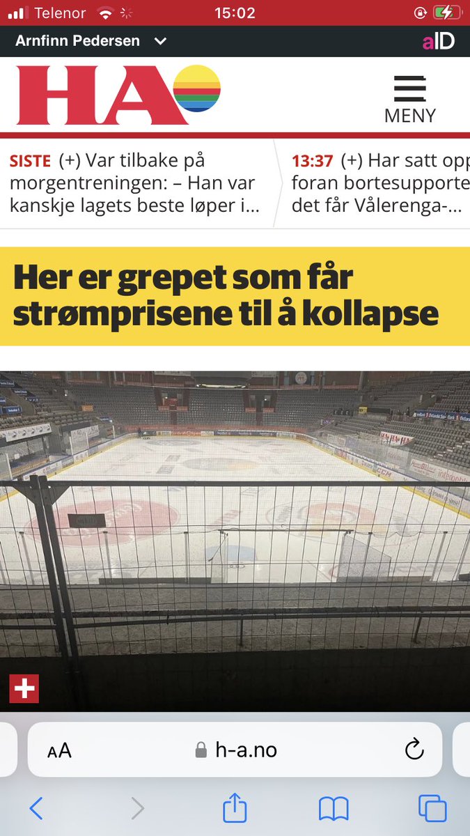 Jeg visste at det var Vålerengens sin skyld!