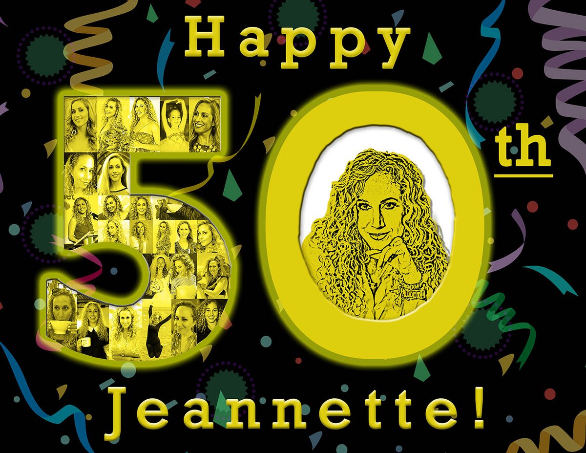 @JeannetteKaplun With all due respect to Betty White, here's to my favorite golden girl celebrating her golden anniversary around the sun today. ¡Feliz cumpleaños, Jet!