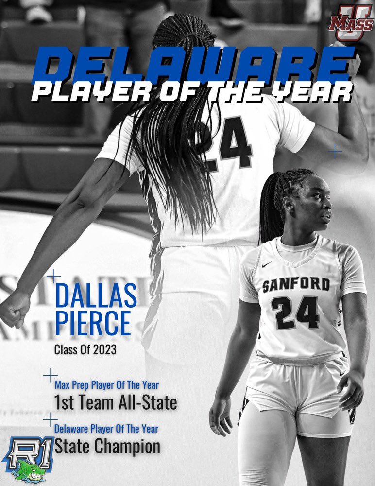 LadySharksAAU's tweet photo. Congratulations Dallas on earning 1st Team All State, Delaware Player of the Year AND Max Prep Player of the Year all while leading your team to a State Championship! Canโt wait to see what the next chapter holds for you! #ladysharksr1fam๐๐ตโช๏ธ #wegotus๐ฆพ #umasscommit https://t.co/rW329Bs9Id