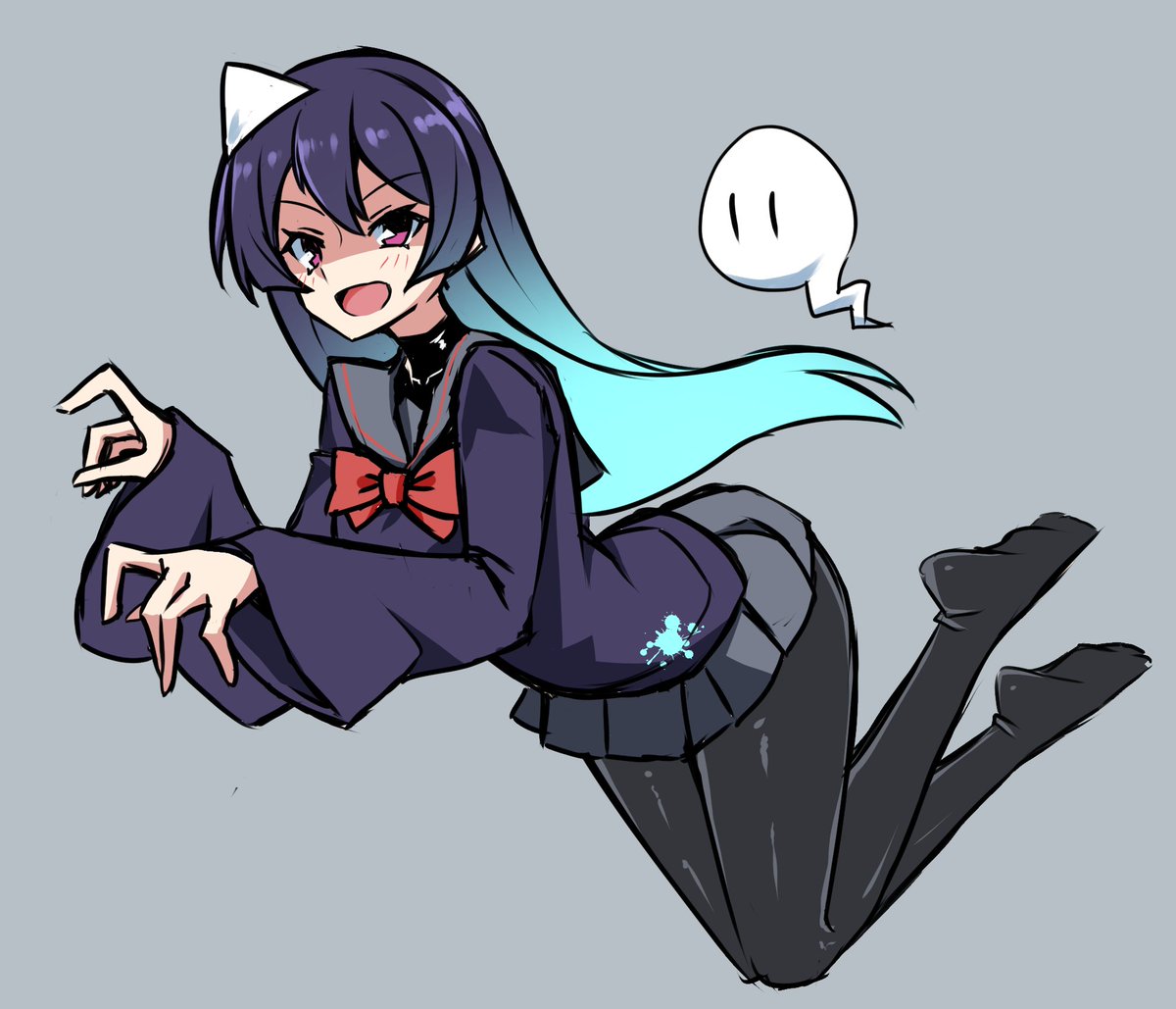 「餡虎さんとこの幽霊ちゃんRKGK 」|ゆーじ:skeb募集中のイラスト