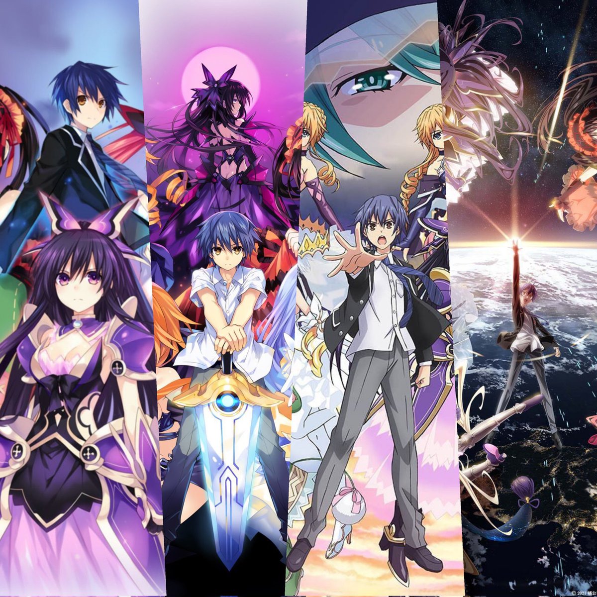 Marcelo15911's tweet photo. Felicidades por su 12 aniversario Koushi Tachibana y Tsunako 🎂🎉, gracia por crea una obra maestra de novela ligera que marcara un antes y después como una de la mejores novela ligera jamás creado
#DATEALIVE
#デート・ア・ライブ 
#anime https://t.co/bi5r4rJAHz