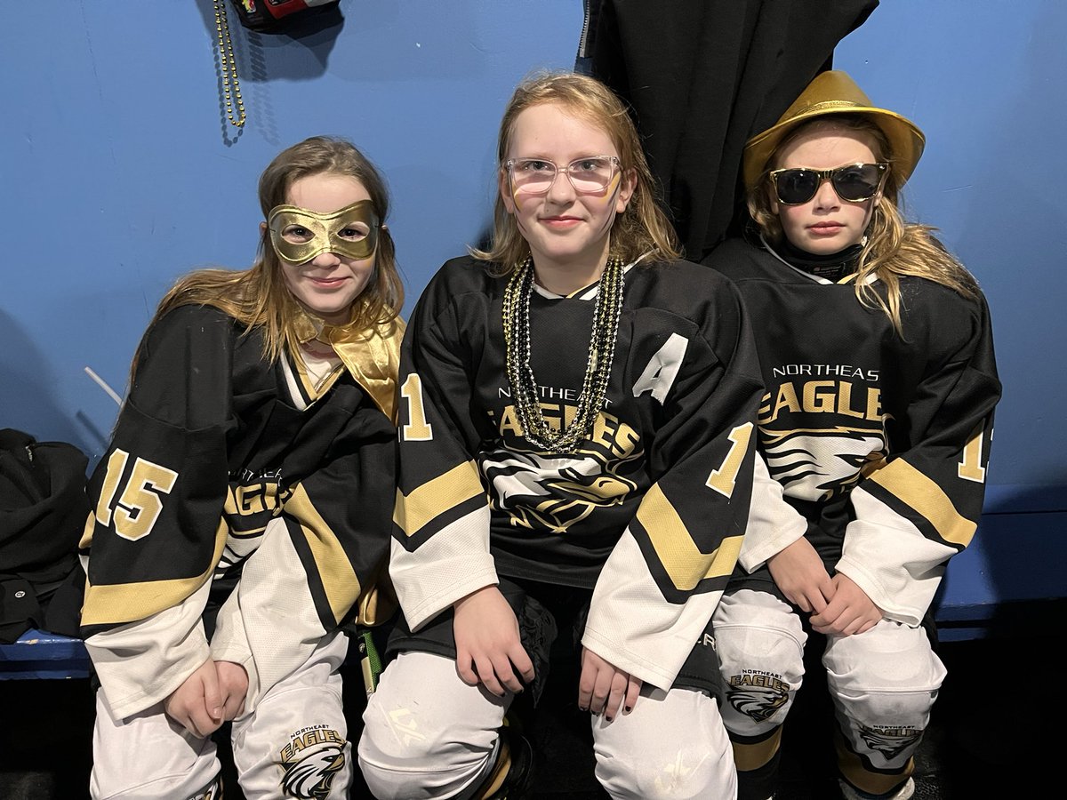 NEFu11ProvTeam's tweet photo. 🌶️ - Ellie O; her never give up attitude always keeps things spicy 
Eagle eyes - Kaiya ; so close to scoring a tying goal, and was on the puck hard
Swagger - Harper showed confidence with the puck and turned on the jets for a number of chances. https://t.co/zrHHstQkZ8