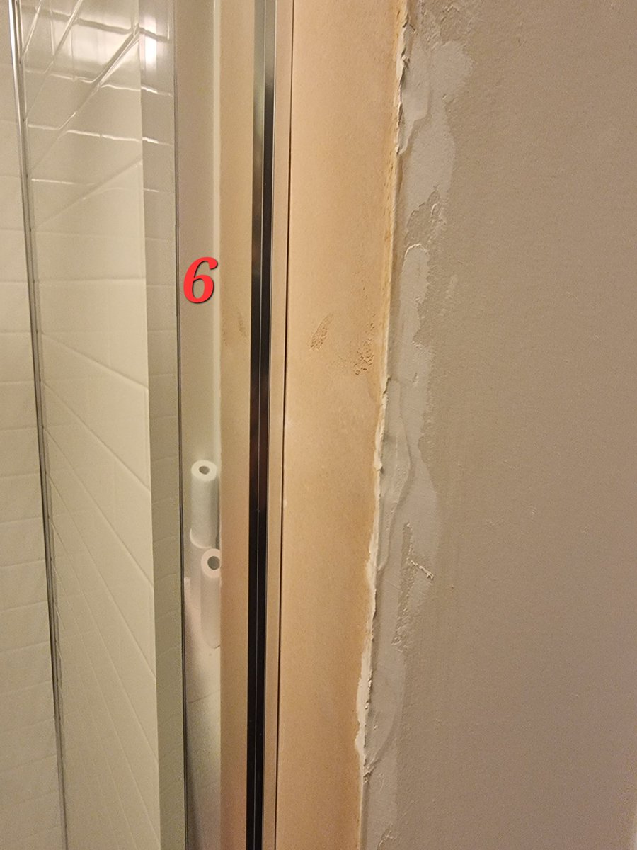 jp_Barbe's tweet photo. @Wickes shockingly bad ensuite fitting. Please do not use Wickes, late delivery, late fitting and now this this is the level of quality that they promote: https://t.co/K3tLyrtZGo