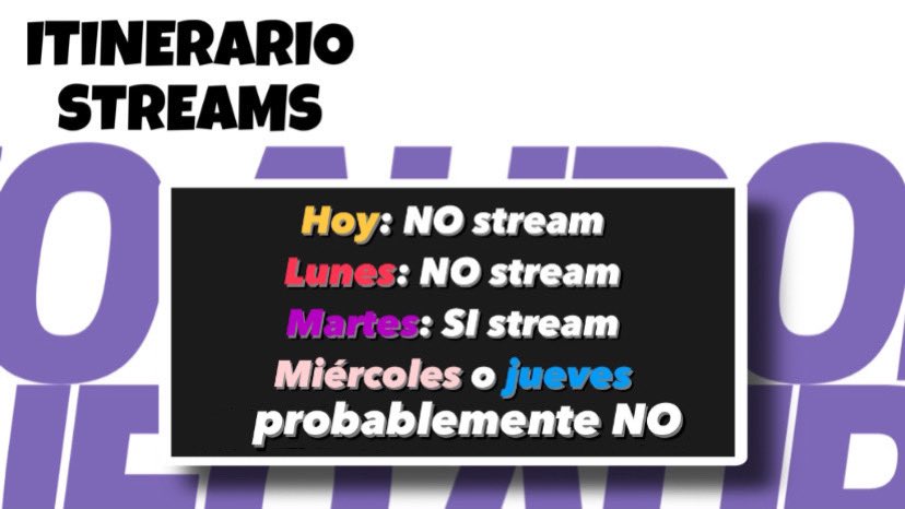 InfoAuron's tweet photo. 📌 || ¡Itinerario de streams de Auron para estos días! 🤍 https://t.co/NSP147HzPG