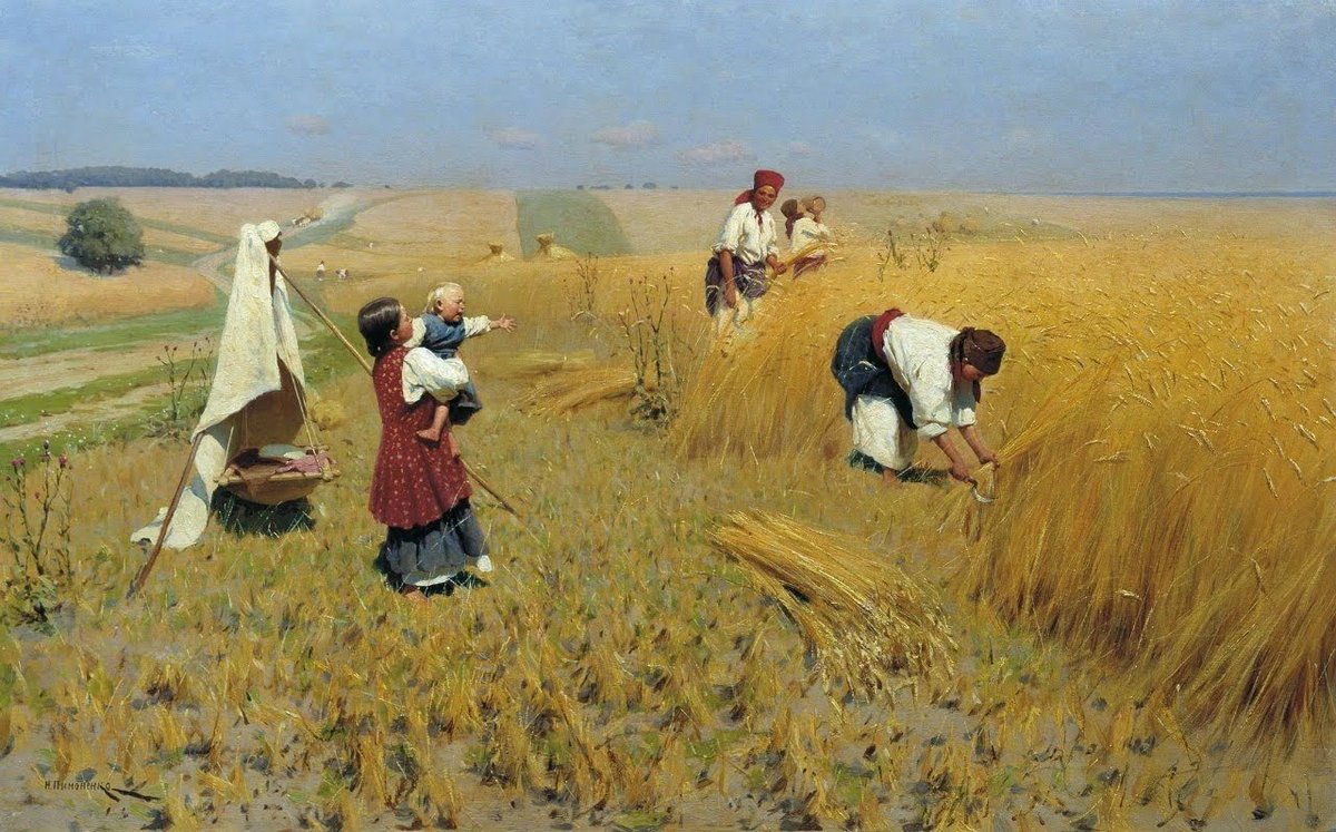 mike_boreas's tweet photo. Mykola Pymonenko, son of a Ukrainian iconographer, allowed to study at the Kiev Art School for free based on his giftedness. https://t.co/aMU2FBcmdF