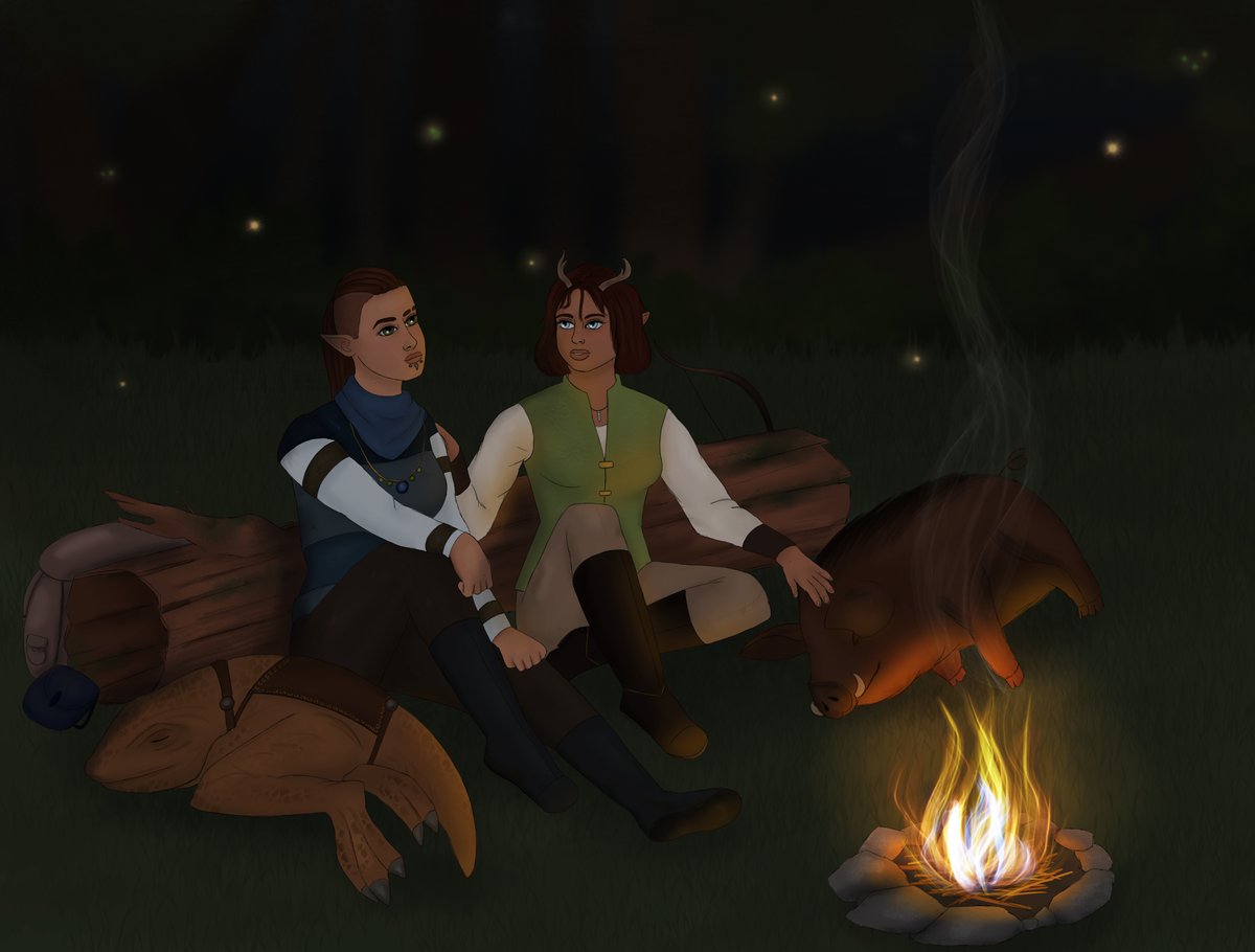 slothssassin's tweet photo. It's my sister's birthday today so I drew our #TESO OCs, who are also sisters ♥
#ElderScrollsOnline #TESOnline #Bethesda https://t.co/7aaoKGQNEY