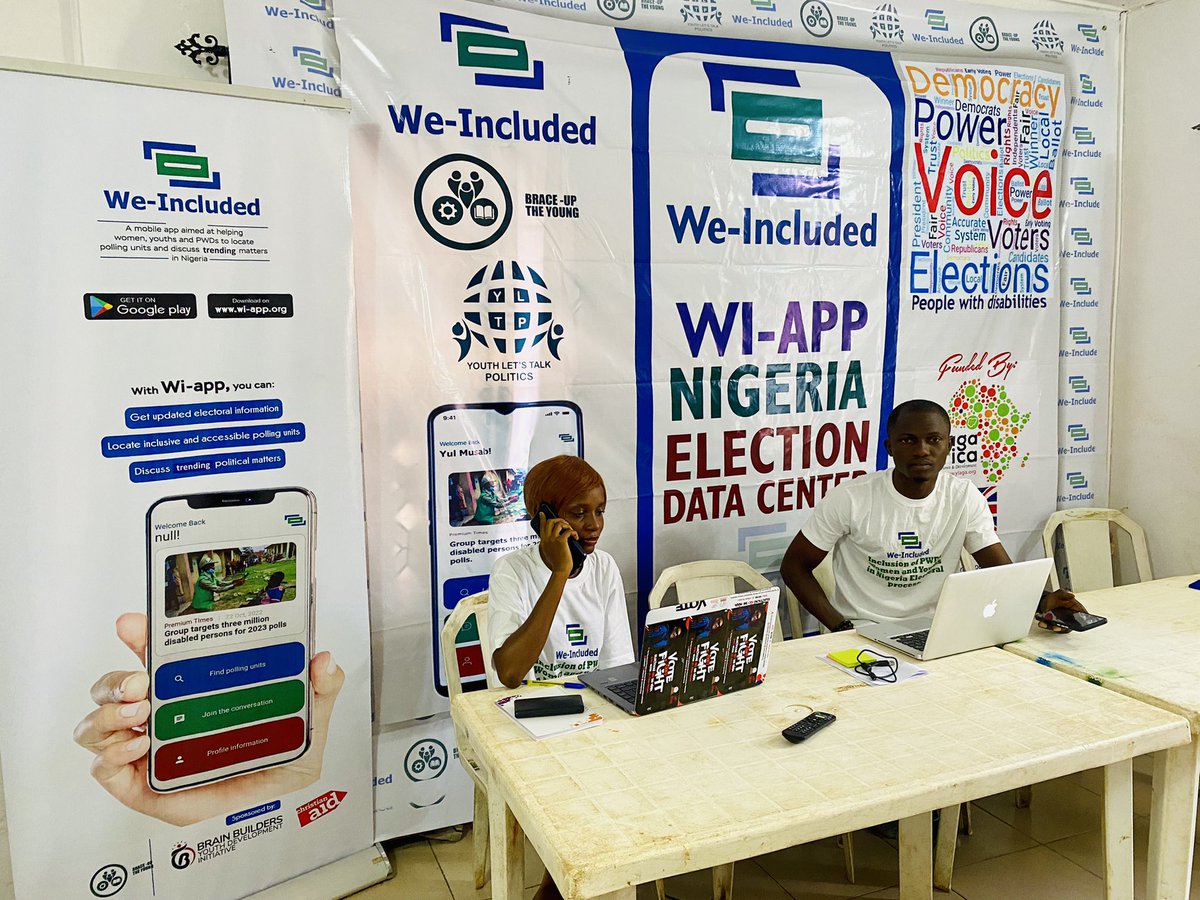 objfajek's tweet photo. For the first time, With @We_included Election Eyewitnesses, we tracked the active participation of PWDs and Women in Saturday's elections in 45 polling units in 11 states. Report to be released soon

I am proud of the @We_included @BraceuptheYoung team. 

#TurnUpDemocracy #wiapp https://t.co/3EAqJ5599k