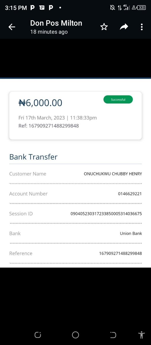 chubbytens's tweet photo. @UNIONBANK_NG Two transactions were made on 8th of March,2023 to Uchenna Osinger but he hasn't received it while another transaction of #6000 was made to my account 0146629221 union bank bearing Chubby Henry Onuchukwu on 17th march,2023 but I hvnt received it. Pls do the needful https://t.co/3BvJ88x1ci
