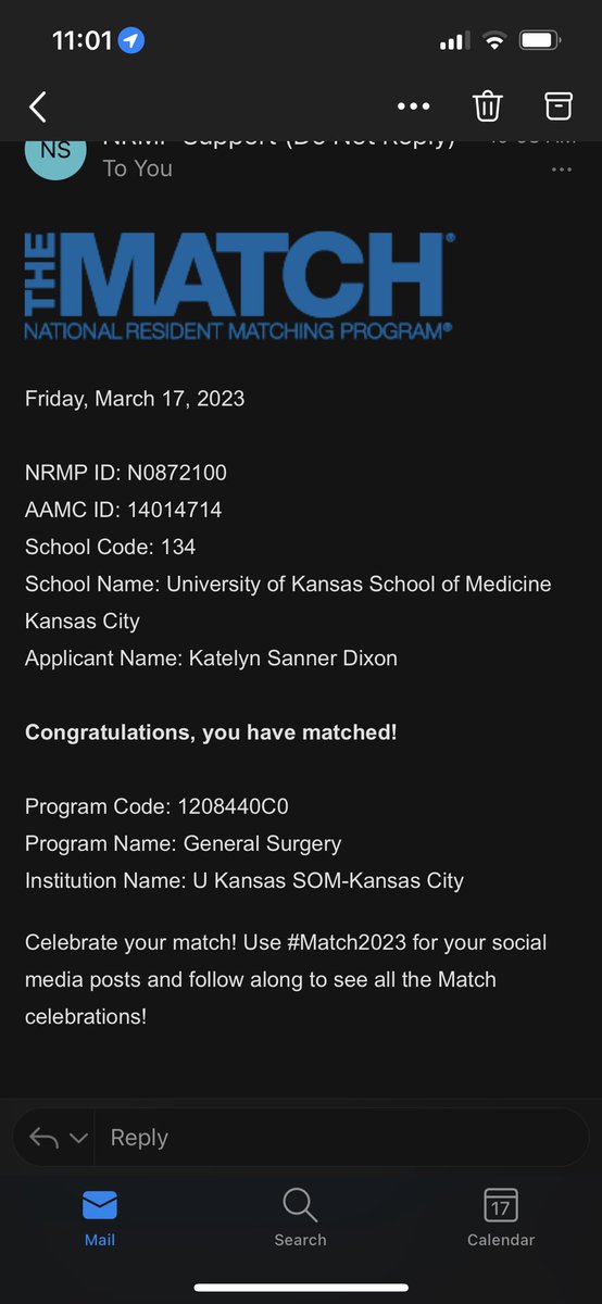 Absolutely ecstatic to be joining the @KuSurgery team July 1. 🥹 #Match2023