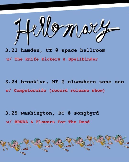 BRNDA (@brendatheband) on Twitter photo show coming up this Saturday 3/25 at <a href="/SongbyrdDC/">Songbyrd Music House</a> w/ <a href="/hellomaryband/">Hello Mary</a> and Flowers for the Dead 7pm see ya there show coming up this Saturday 3/25 at <a href="/SongbyrdDC/">Songbyrd Music House</a> w/ <a href="/hellomaryband/">Hello Mary</a> and Flowers for the Dead 7pm see ya there