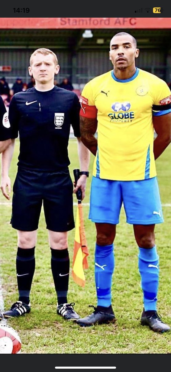 forrefssake's tweet photo. Stick that chest out ref. Makes you look the same size #referee #unit #getontheweights https://t.co/9kPpwOxlNx