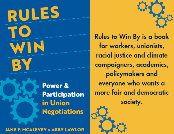 The book is out! The first negotiations book written by a negotiator for workers. Rules to Win By uses the lens of union negotiations but is applicable to any setting where the working class pulls up to win against today's hyper greedy corporate class. 1/10