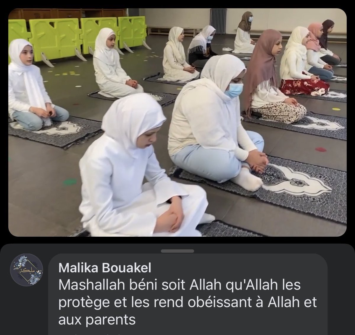nmq_noor's tweet photo. A #Bruxelles , l’école fondamentale « La Vertu » fête l’#Aid2021 . Et éduque les enfants pour les rendre « obéissants à #Allah et à leurs parents » … https://t.co/lSojuDgS52