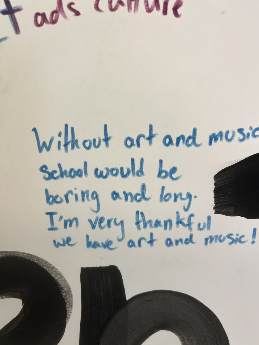 Part of Big Art Day hung and ready! Why are the art’s important to RRISD kids?#rrisdfinearts#bigartday23#ccelibrary