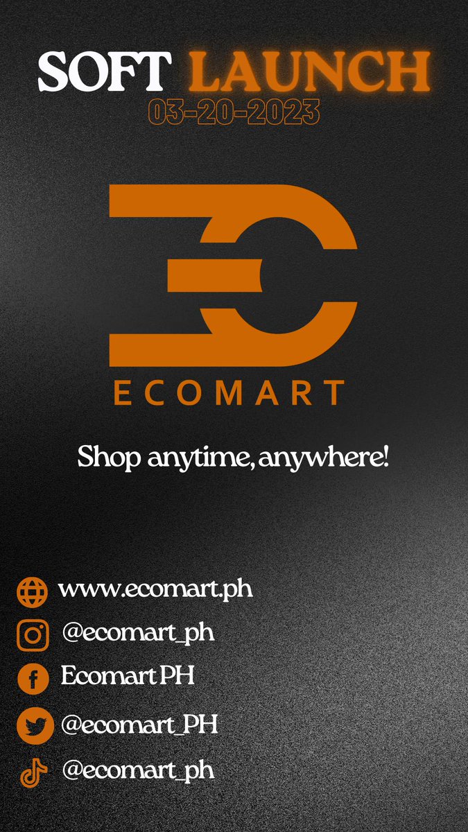ecomart.ph
#Shop #ECommerce #ShopAnytime #ShopAnywhere #Philippines #EcomartPH #startup